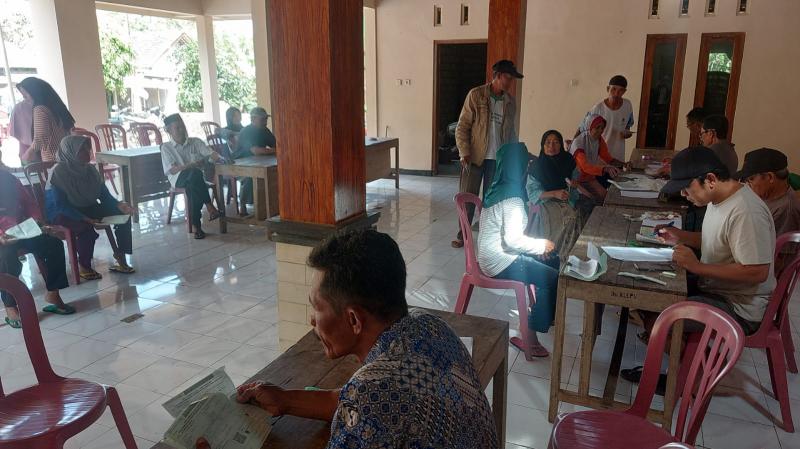 Penarikan PPB-P2 di Padukuhan Klepu